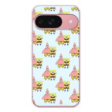 Чехол с картинкой Патрик на Google Pixel 9A (Боб и Патрик)