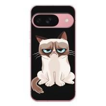 Чехол с принтом для Google Pixel 9A (AlphaPrint) Модные коты (Грустный кот)