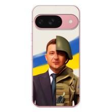 Чехол для Google Pixel 9A (AlphaPrint - с принтом Зеленского) (Зеленский солдат)