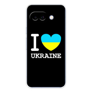 Чехол с Украинской символикой на Пиксель 9А – I Love Ukraine