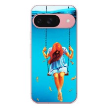 Чохол Стильні дівчата на Google Pixel 9A (Дівчина на гойдалці)