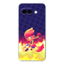 Чехол (ТПУ) с героями Бравл Старс на Google Pixel 9A