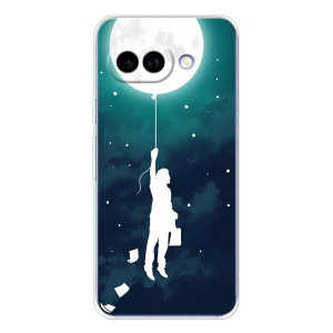 Чохол (ТПУ) з планетами на Google Pixel 9A – To The moon