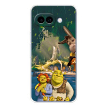 Печатный чехол с принтом Шрек для Google Pixel 9A