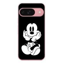Эксклюзивный чехол для Google Pixel 9A (AlphaPrint - Мультяшные) (Микки на черном)