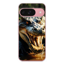 Чехол с картинкой «Хищники» для Google Pixel 9A – Крокодил