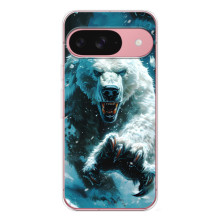 Чехол с картинкой «Хищники» для Google Pixel 9A – Медведь