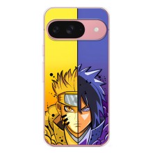 Купить Чехлы на телефон с принтом Anime для Google Pixel 9A (Naruto Vs Sasuke)