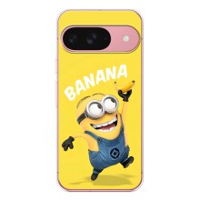 Мультяшный принт на Чехол для Пиксель 9А (Banana)