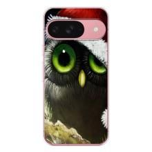 Новогодние Чехлы для Пиксель 9А (VPrint) (Новогодняя Сова)