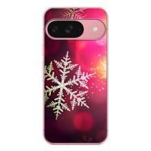 Новогодние Чехлы для Пиксель 9А (VPrint) (Снежинка)