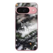 Новогодние, Праздничные Чехлы для Google Pixel 9A - 2024 год (Hello winter)