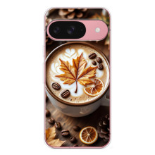Чохол з унікальним дизайном 'Осінь з кавою' для Google Pixel 9A – Пряна кава