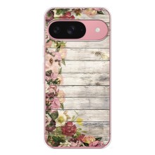 Чехлы с тематикой "ЦВЕТЫ" на Google Pixel 9A (Плетущиеся цветы)