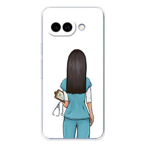 Силиконовый бампер (Работники) на Google Pixel 9A – Доктор