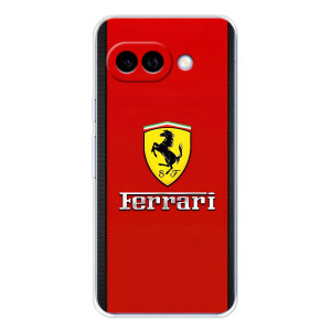 Силіконовий бампер з картинкою машини на Google Pixel 9A – Ferrari Logo
