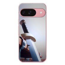 Силиконовый Чехол (атрибутика Клеш Роял) для Google Pixel 9A (Меч варвара)