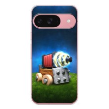 Силиконовый Чехол (атрибутика Клеш Роял) для Google Pixel 9A (Пушка)