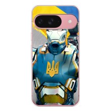 Силіконовий Чохол  на Google Pixel 9A (Я-Україна) (Український робокоп)