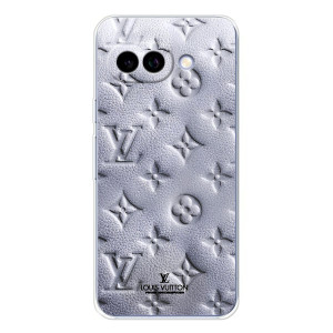 Текстурный Чехол Louis Vuitton для Пиксель 9А – Белый ЛВ