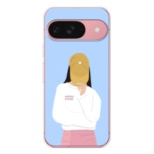 Силіконовый Чохол на Google Pixel 9A з картинкой Модных девушек (Жовта кепка)