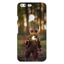 Чехол МАРВЕЛ для Гугл Пиксель Хл (AlphaPrint) – I am Groot