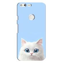 Чехол на тематику: Коты для Google Pixel XL – Белый кот