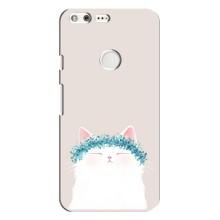 Чехол на тематику: Коты для Google Pixel XL – Белый котик