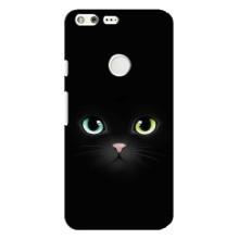 Чехол на тематику: Коты для Google Pixel XL – Черный Котик