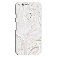 Мраморный чехол на Google Pixel XL (VPrint) (Белый мрамор)