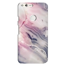Мраморный чехол на Google Pixel XL (VPrint) (Пурпурный Мрамор)