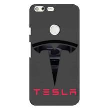 Силіконовий бампер з картинкою машини на Google Pixel XL – Logo TESLA
