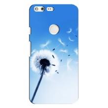 Силіконовий Чохол з кульбабками на Google Pixel XL – Кульбабка на блакитному