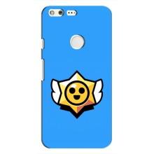 Бампер (ТПУ) с принтом Brawl Stars на Гугл Пиксель – Значок