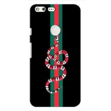 Чехлы Бренд GUCCI для Google Pixel – Змей Гуччи