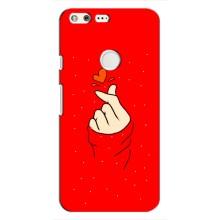 Чохол (Знак сердечка) для Google Pixel – Сердечко на червоному
