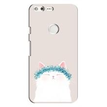 Чехол на тематику: Коты для Google Pixel – Белый котик