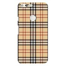 Чехол с Брендами одежды на Гугл Пиксель – Burberry стиль