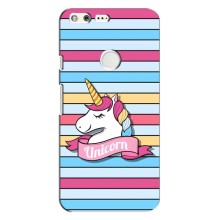 Чохол для Гугл Ґугл Пиксел - (Єдинорожки - Новинки) (AlphaPrint) (Unicorn)