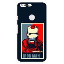 Чехол Супергерой Железный человек на Google Pixel – Art Iron man
