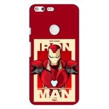 Чехол Супергерой Железный человек на Google Pixel – Iron man