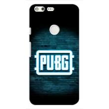 Чехол (TPU) с картинкой "Лого Пабг" на Гугл Пиксель – Лого PUBG