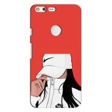 Силіконовый Чохол на Google Pixel з картинкой Модных девушек – Дівчина Nike