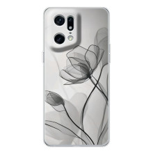 Чохол з квітковим принтом на ХМД Фьюз – Чорні квіти