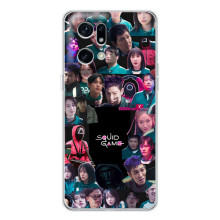 Чехол Гра в кальмара для HMD Fuse – Коллаж игры кальмара