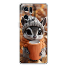 Печатный чехол «Зверята с кофе» для HMD Fuse