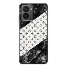 Чехол Стиль Louis Vuitton на HMD Fusion – LV на белом