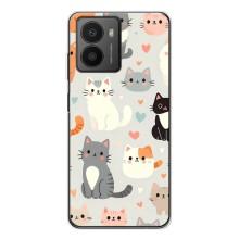 Чехол с рисунком кот на HMD Fusion (Коллаж котов)