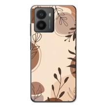 Чехол с цветочным принтом на Ф'южин (Коричневые цветы)