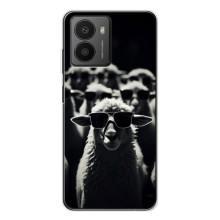 Чехол с принтом стильные животные для Ф'южин (Овечка в очках)